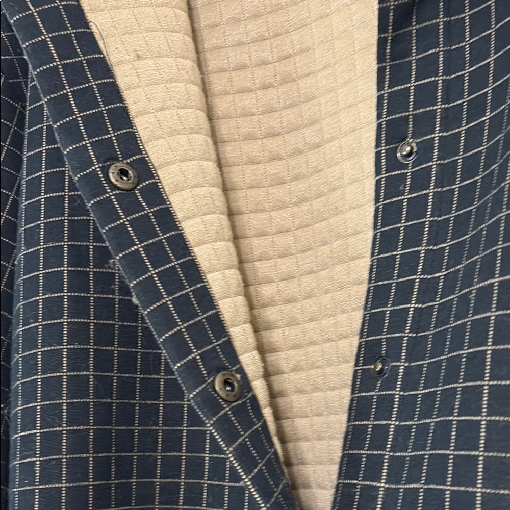 Ruby Rd Gray Boxy Button Down Shirt With Mandarin… - image 4